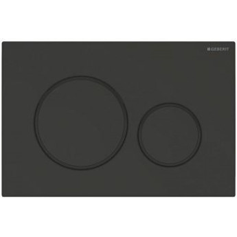 Клавиша смыва GEBERIT SIGMA 20 115.882.16.1 черный матовый лак