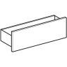 Настенная полка GEBERIT SMYLE SQUARE 500.362.JK.1 45 см темно-серый
