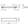 Полка GEBERIT ICON 841991000 90 см