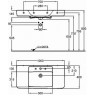 Раковина GEBERIT RENOVA NR.1 PLAN 1000x480 мм + шкафчик 926*586*438 мм дуб 122100000+869103000