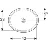 Раковина GEBERIT VARIFORM 48 см 500.750.01.2