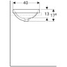 Раковина GEBERIT VARIFORM 500.730.01.2 60 см