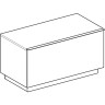 Шкаф GEBERIT ICON 840092000 89 см платиновый