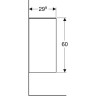 Шкаф GEBERIT SMYLE SQUARE 500.358.JR.1