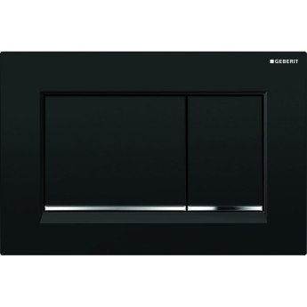 Смывная клавиша GEBERIT SIGMA 30 115.883.KM.1 черный хром глянец