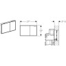 Смывная клавиша GEBERIT SIGMA 60 115.640.SQ.1