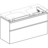 Тумба для комплекта GEBERIT SMYLE SQUARE 500.356.JK.1 118 см темно-серый