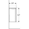 Тумба под раковину GEBERIT XENO² 500.502.00.1 40 см