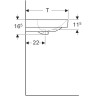 Тумба с раковиной SMYLE SQUARE 90 500.251.01.1+ 500.354.00.1 белый глянец
