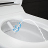 Унитаз-биде подвесной GEBERIT AQUACLEAN TUMA COMFORT 146.294.FW.1 панель нержавеющая сталь
