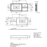 Зеркало с подсветкой GEBERIT CITTERIO 500.571.JI.1 135 см